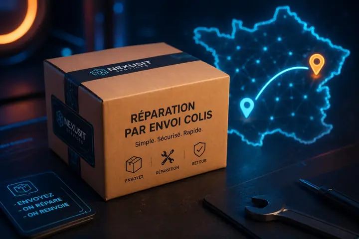 Colis sécurisé pour une réparation Nexusitservices